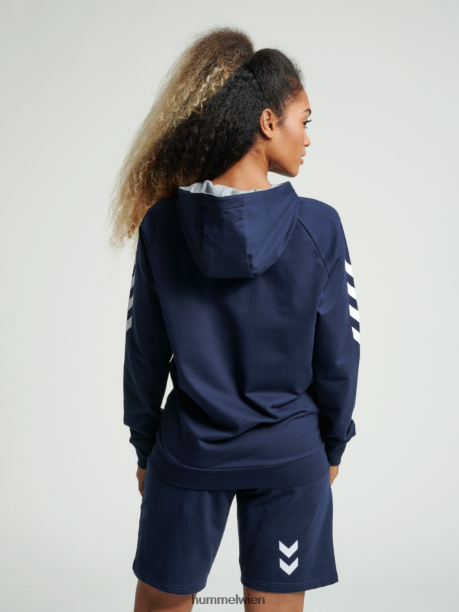 Hummel unisex hmlgo Baumwoll-Kapuzenpullover mit Reißverschluss 2FT6X81425 \Kleidung\