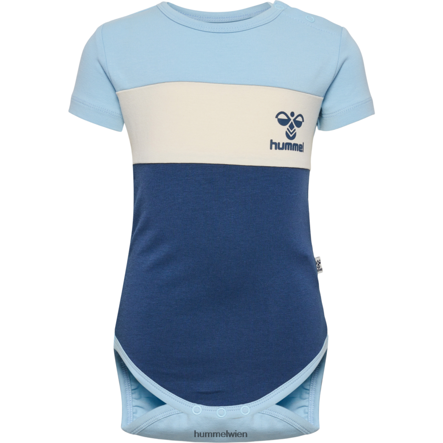 Hummel unisex hmlhappy Blockkörper s/s 2FT6X84334 „Body aus Baumwollmischung“