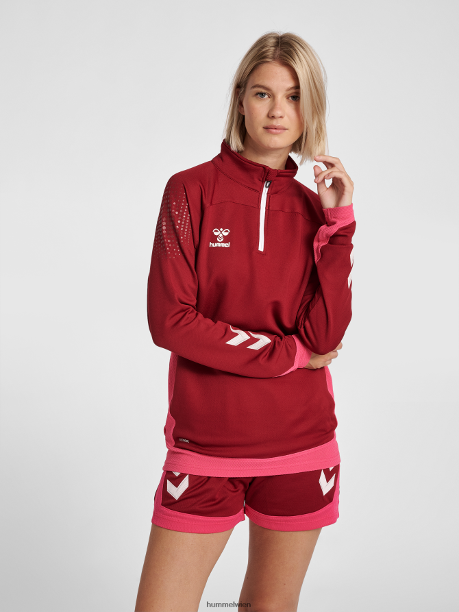 Hummel unisex hmllead halber Reißverschluss 2FT6X83656 „Jacke mit halbem Reißverschluss“