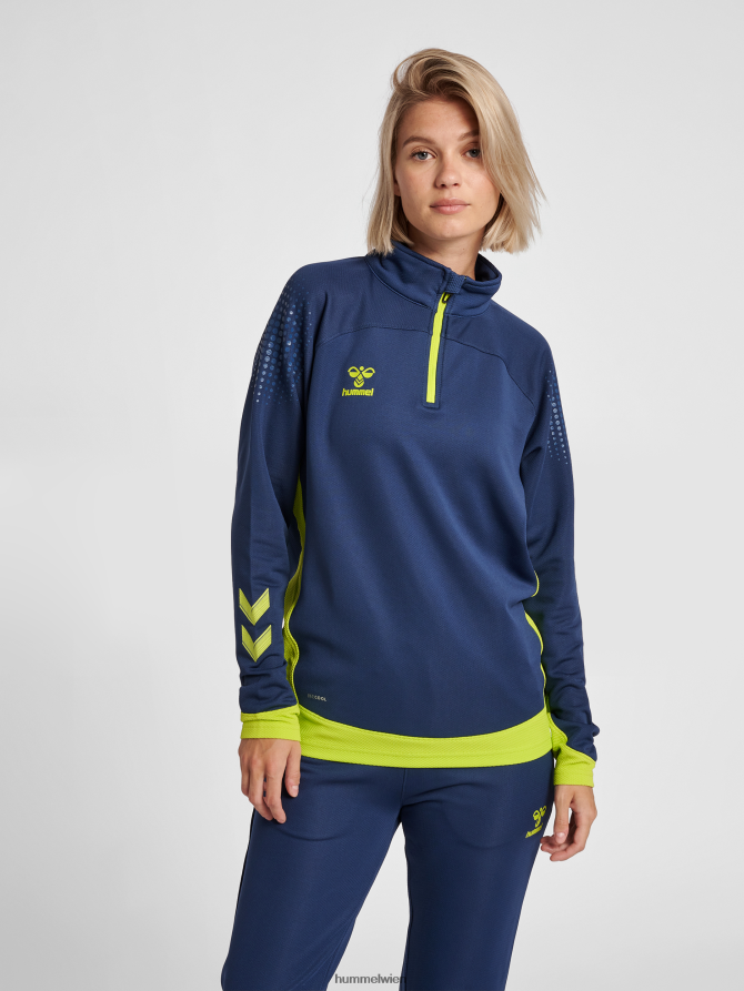 Hummel unisex hmllead halber Reißverschluss 2FT6X83666 „Jacke mit halbem Reißverschluss“