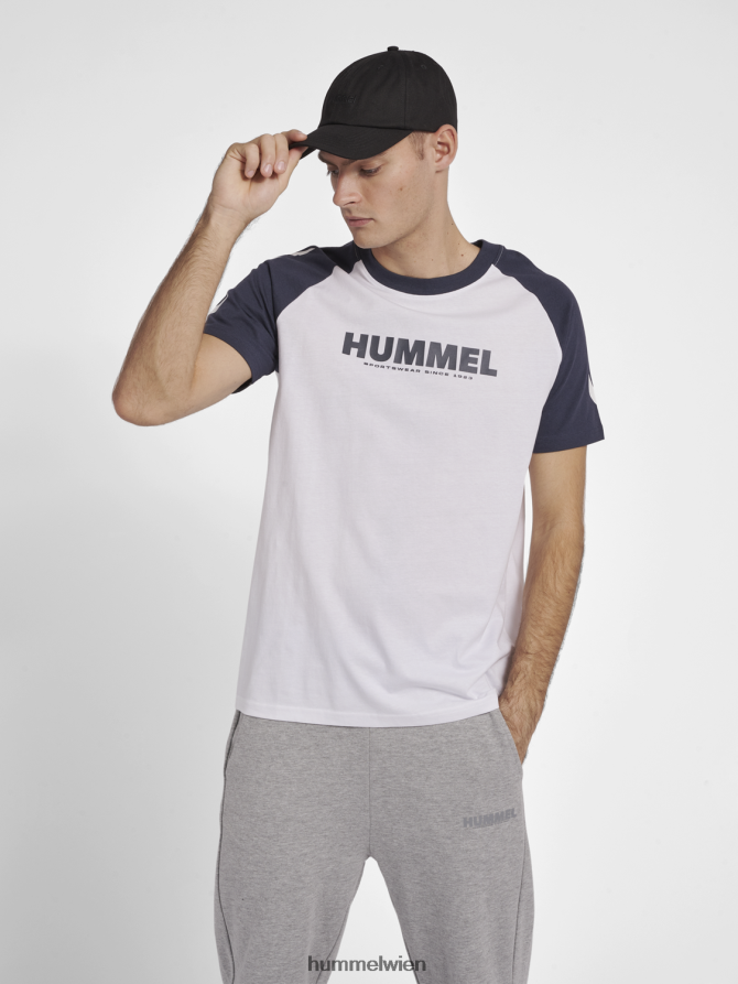 Hummel unisex hmllegacy blockiertes T-Shirt 2FT6X8750 \T-Shirt\