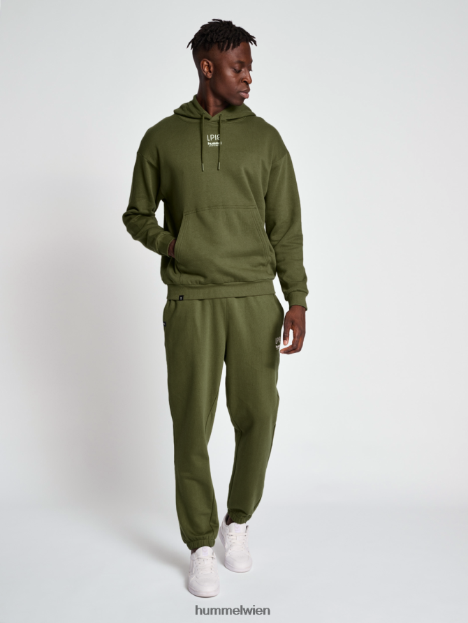 Hummel unisex hmllp10 kastenförmiger Sweat-Hoodie 2FT6X8215 „Sweat-Hoodie mit LP10-Logo“