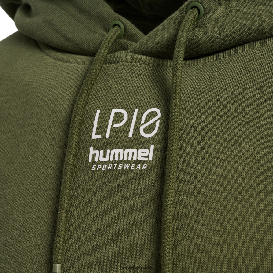 Hummel unisex hmllp10 kastenförmiger Sweat-Hoodie 2FT6X8215 „Sweat-Hoodie mit LP10-Logo“