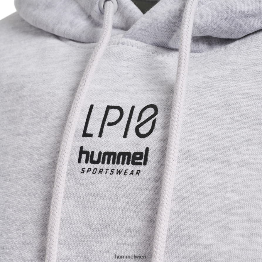 Hummel unisex hmllp10 kastenförmiger Sweat-Hoodie 2FT6X8232 „Sweat-Hoodie mit LP10-Logo“