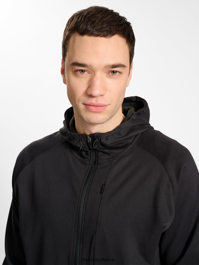 Hummel unisex hmlmt Intervall-Kapuzenpullover mit Reißverschluss 2FT6X8124 „Hoodie mit durchgehendem Reißverschluss vorne“