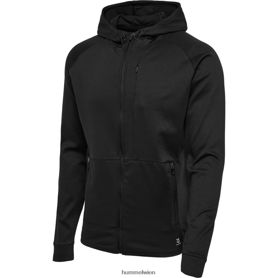 Hummel unisex hmlmt Intervall-Kapuzenpullover mit Reißverschluss 2FT6X8124 „Hoodie mit durchgehendem Reißverschluss vorne“