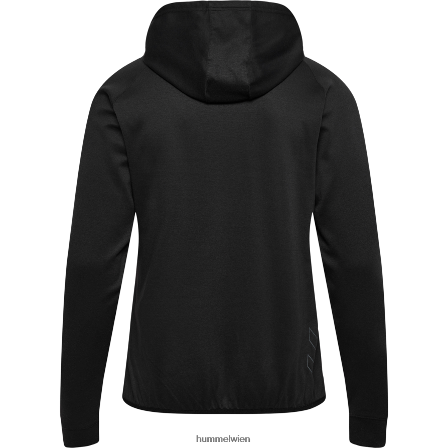 Hummel unisex hmlmt Intervall-Kapuzenpullover mit Reißverschluss 2FT6X8124 „Hoodie mit durchgehendem Reißverschluss vorne“