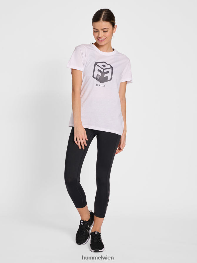 Hummel unisex hmloffgrid Baumwolljersey s/s wo 2FT6X82609 „Kurzarmtrikot“