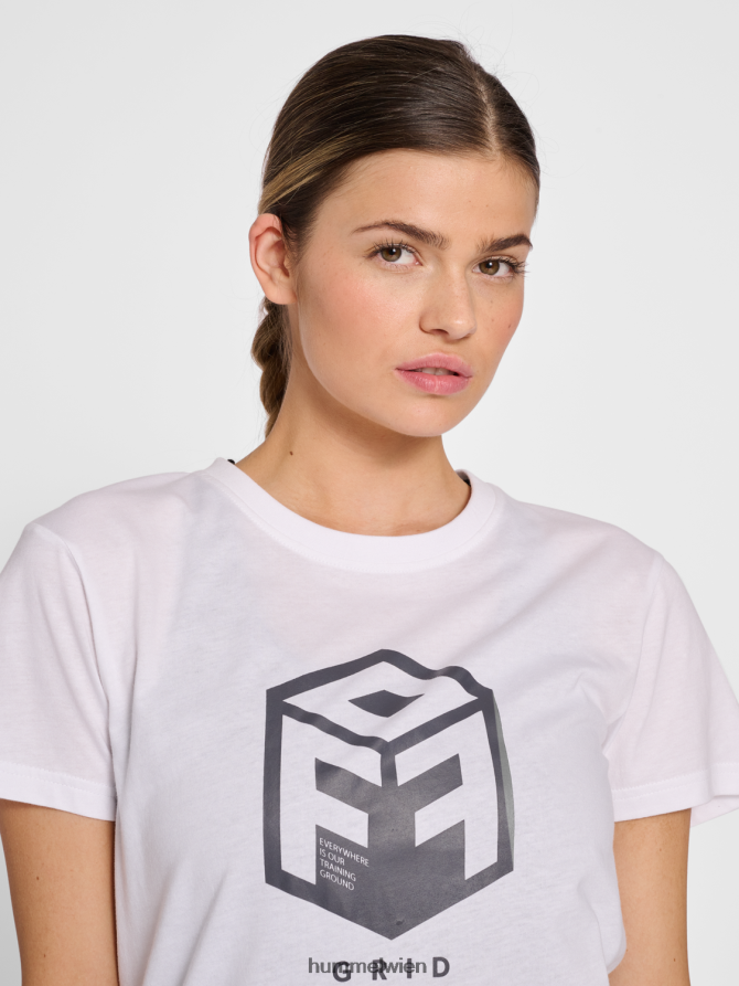 Hummel unisex hmloffgrid Baumwolljersey s/s wo 2FT6X82609 „Kurzarmtrikot“