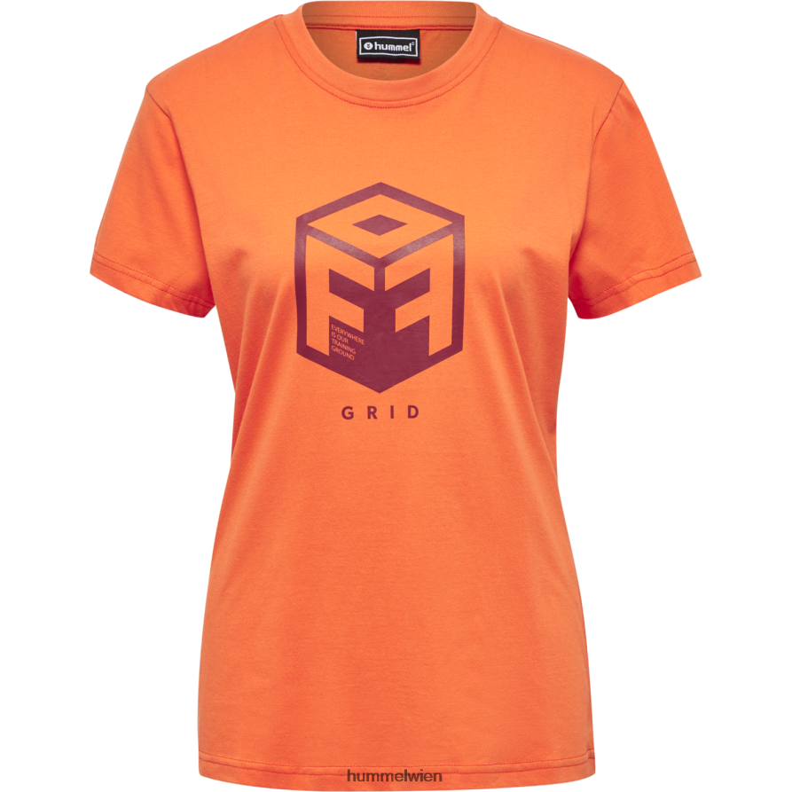 Hummel unisex hmloffgrid Baumwolljersey s/s wo 2FT6X82716 „Kurzarmtrikot“