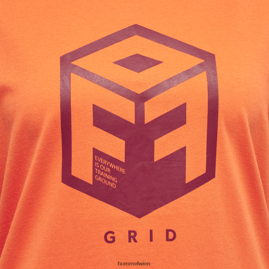 Hummel unisex hmloffgrid Baumwolljersey s/s wo 2FT6X82716 „Kurzarmtrikot“