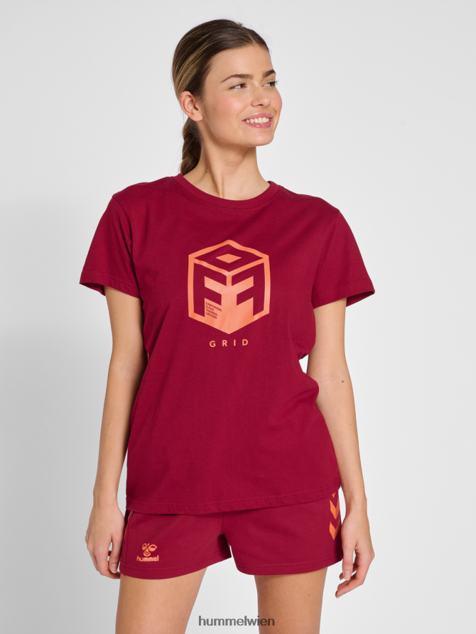 Hummel unisex hmloffgrid Baumwolljersey s/s wo 2FT6X82780 „Kurzarmtrikot“