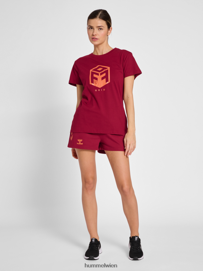 Hummel unisex hmloffgrid Baumwolljersey s/s wo 2FT6X82780 „Kurzarmtrikot“