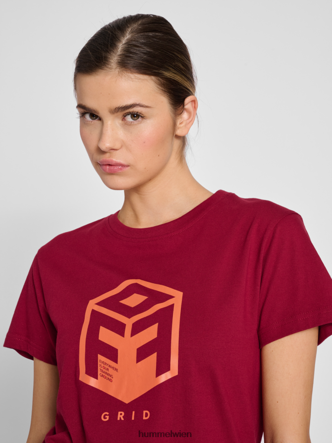 Hummel unisex hmloffgrid Baumwolljersey s/s wo 2FT6X82780 „Kurzarmtrikot“