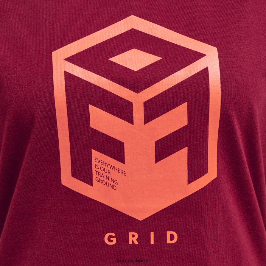 Hummel unisex hmloffgrid Baumwolljersey s/s wo 2FT6X82780 „Kurzarmtrikot“