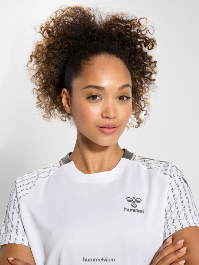 Hummel unisex hmlongrid Poly Jersey s/s wo 2FT6X82847 „Kurzarmtrikot“