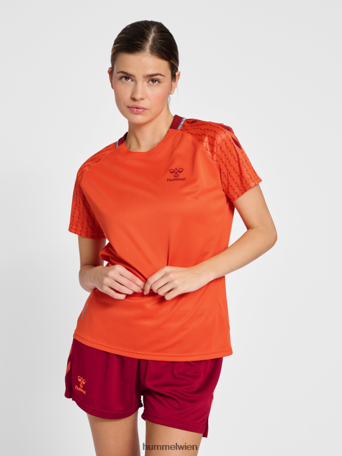 Hummel unisex hmlongrid Poly Jersey s/s wo 2FT6X83157 „Kurzarmtrikot“