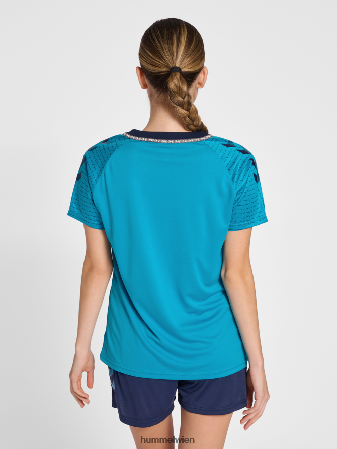 Hummel unisex hmlongrid Poly Jersey s/s wo 2FT6X83326 „Kurzarmtrikot“