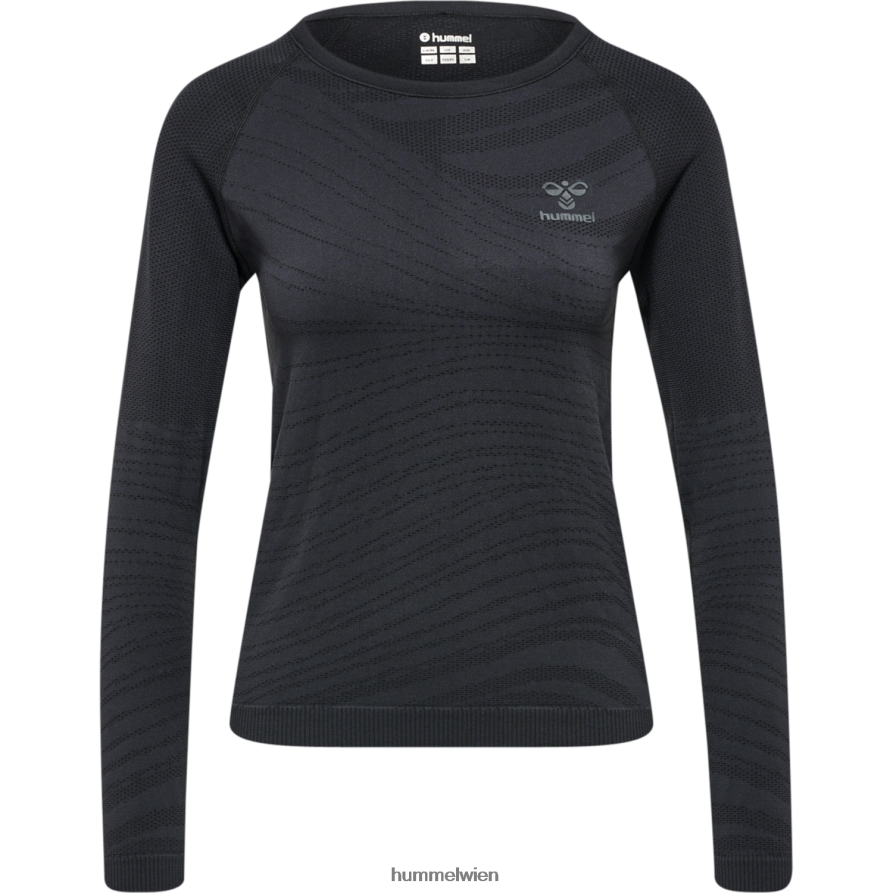Hummel unisex hmlongrid nahtlos l/s wo 2FT6X82526 „nahtloses Oberteil“
