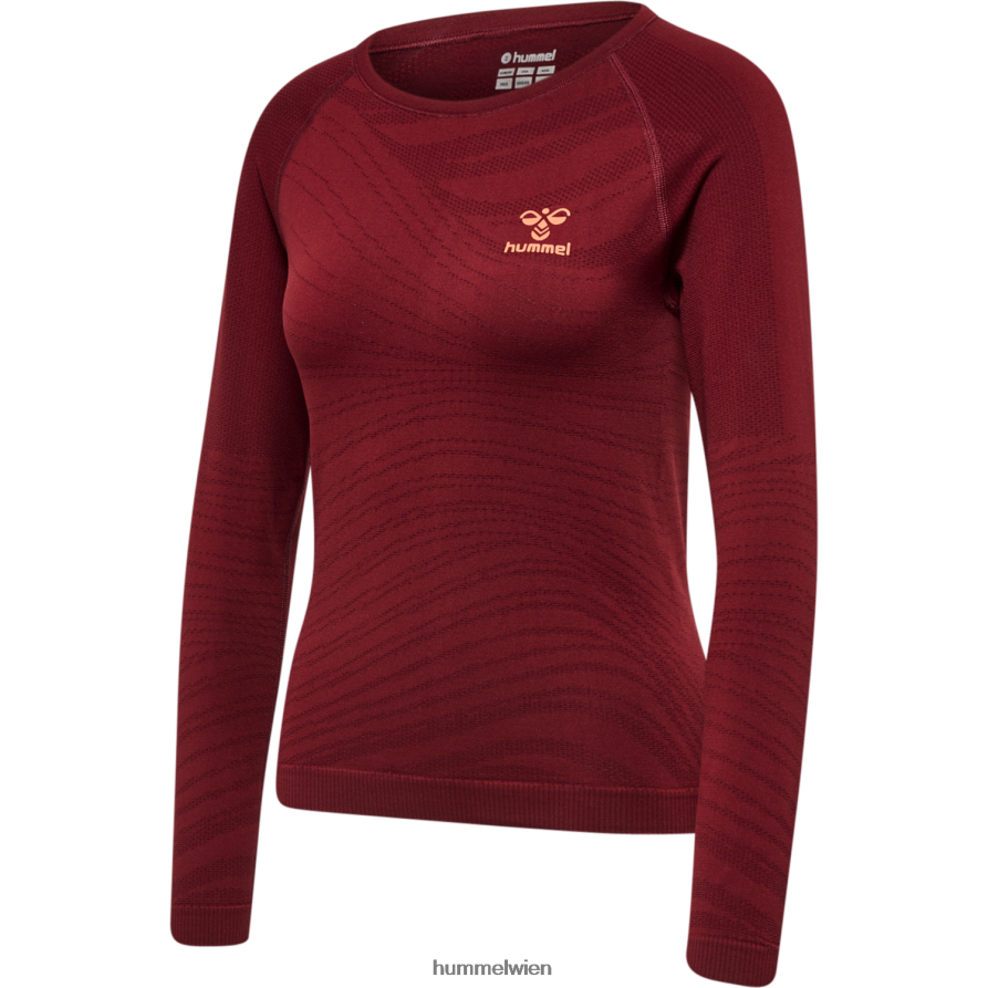 Hummel unisex hmlongrid nahtlos l/s wo 2FT6X82583 „nahtloses Oberteil“