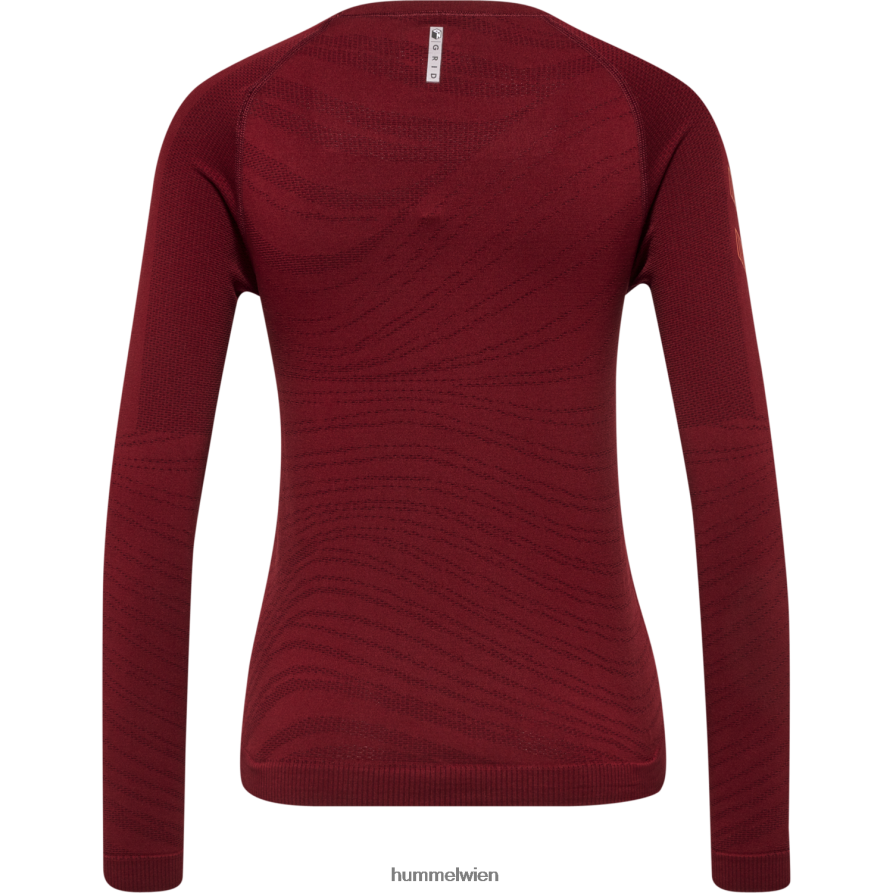 Hummel unisex hmlongrid nahtlos l/s wo 2FT6X82583 „nahtloses Oberteil“