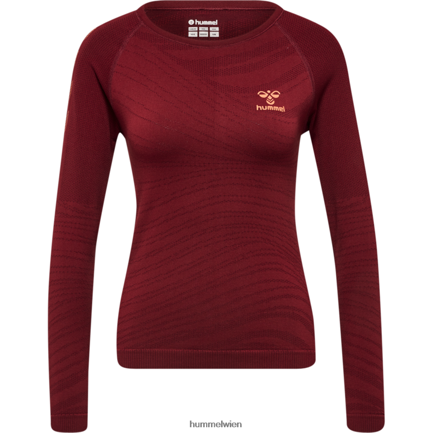 Hummel unisex hmlongrid nahtlos l/s wo 2FT6X82583 „nahtloses Oberteil“