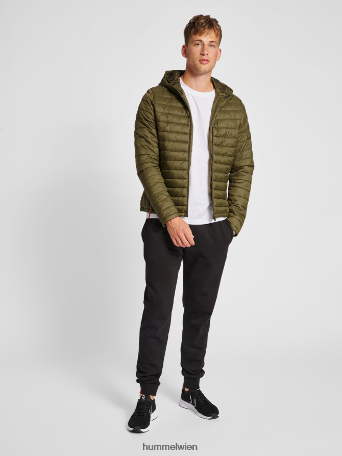 Hummel unisex hmlred gesteppte Kapuzenjacke 2FT6X8610 „Steppjacke mit Kapuze“