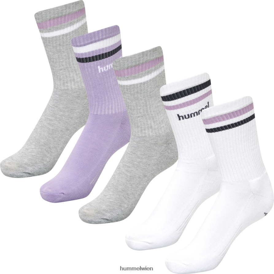 Hummel unisex hmlretro 4er-Pack Sockenmischung 2FT6X81211 „Socken 4er-Pack“