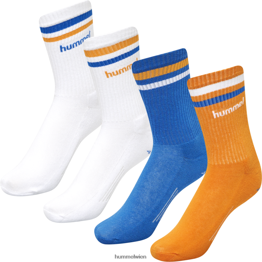 Hummel unisex hmlretro 4er-Pack Sockenmischung 2FT6X8663 „Socken 4er-Pack“