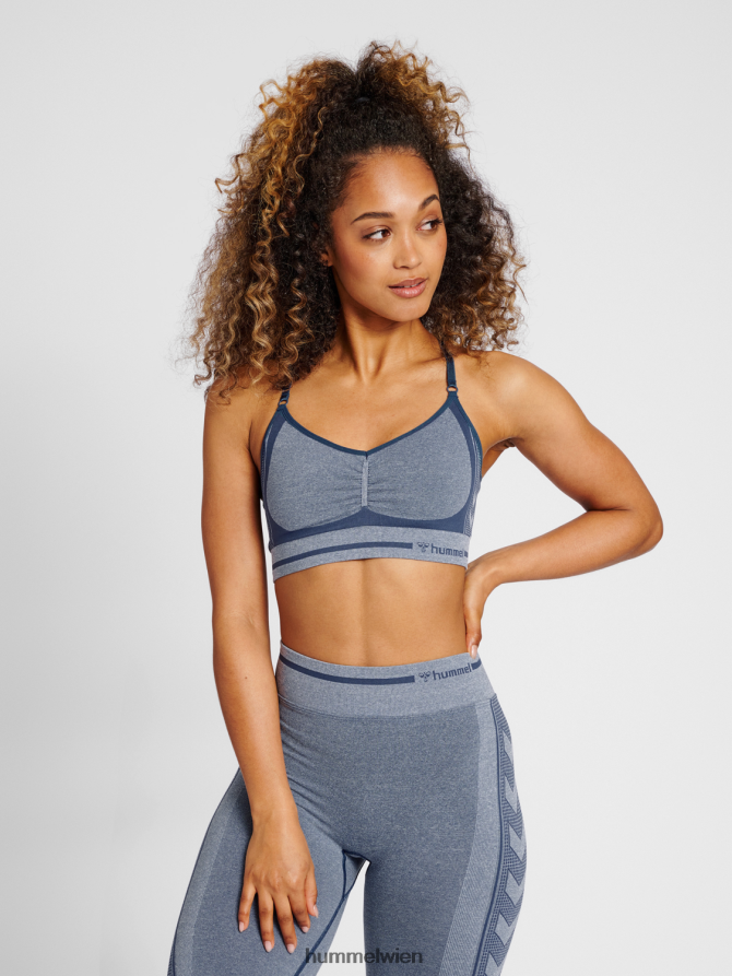 Hummel Frauen hmlmt Lulu nahtloser Scrunch-BH 2FT6X83369 „nahtloser BH“