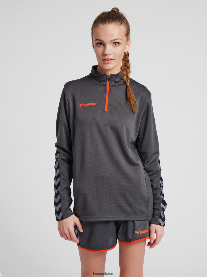 Hummel Frauen hmlauthentic Sweatshirt mit halbem Reißverschluss 2FT6X83817 "Kleidung"