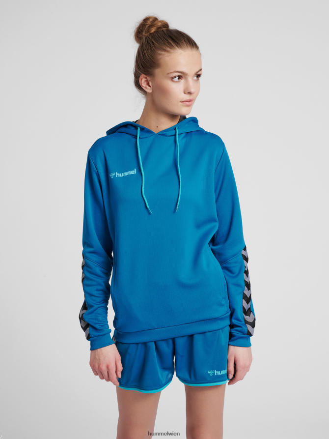 Hummel Frauen hmlauthentischer Poly-Kapuzenpullover 2FT6X83813 „Strukturierter Strick-Hoodie“