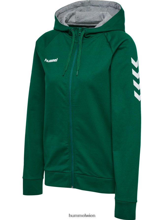 Hummel Frauen hmlgo Baumwoll-Kapuzenpullover mit Reißverschluss 2FT6X83530 "Kleidung"