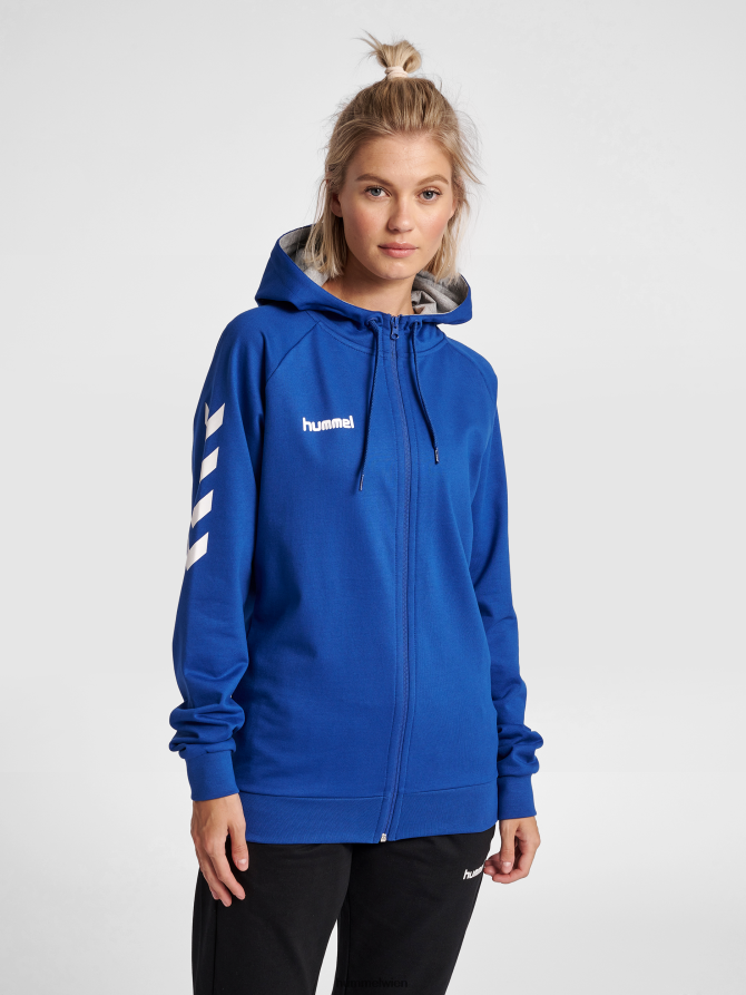 Hummel Frauen hmlgo Baumwoll-Kapuzenpullover mit Reißverschluss 2FT6X83772 "Kleidung"