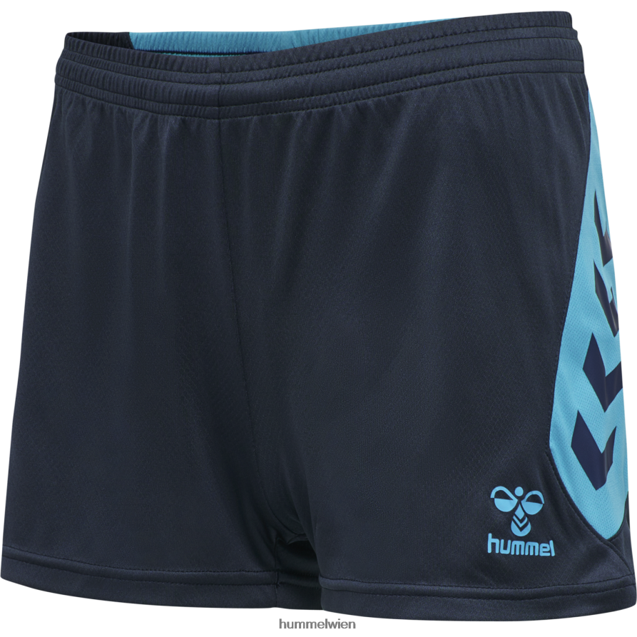 Hummel Frauen hmlaction Poly-Shorts 2FT6X83843 „mittellange Shorts“