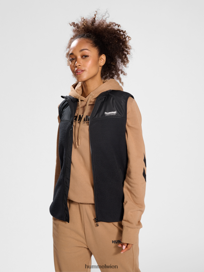 Hummel Frauen HMLLGC Malikat-Fleeceweste 2FT6X82391 „flauschige Fleeceweste“
