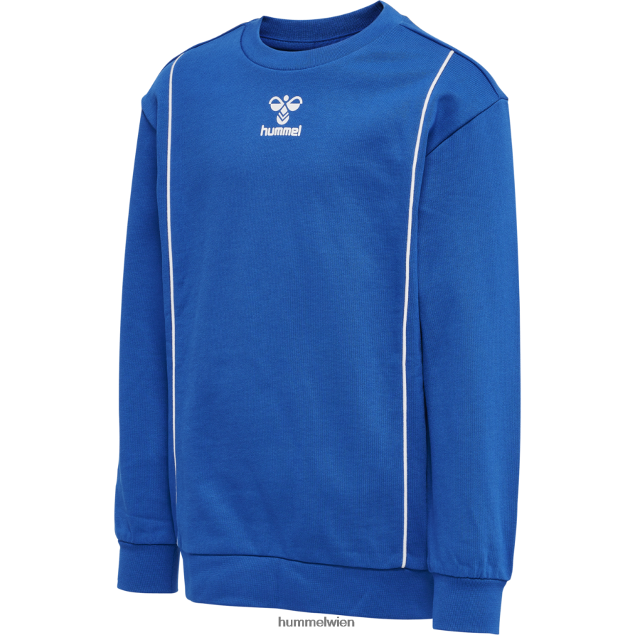 Hummel Kinder hmlditmer Sweatshirt 2FT6X86505 „Baumwoll-Sweatshirt“