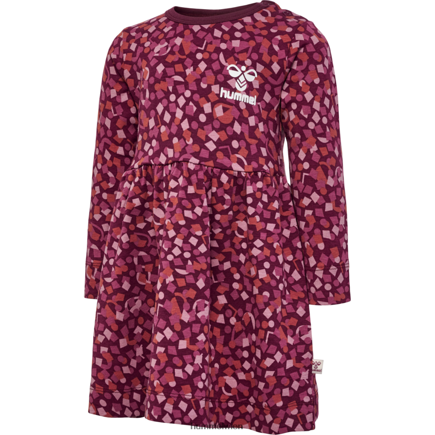 Hummel Kinder hmlconfetti-Kleid l/s 2FT6X84211 „Langarmkleid“