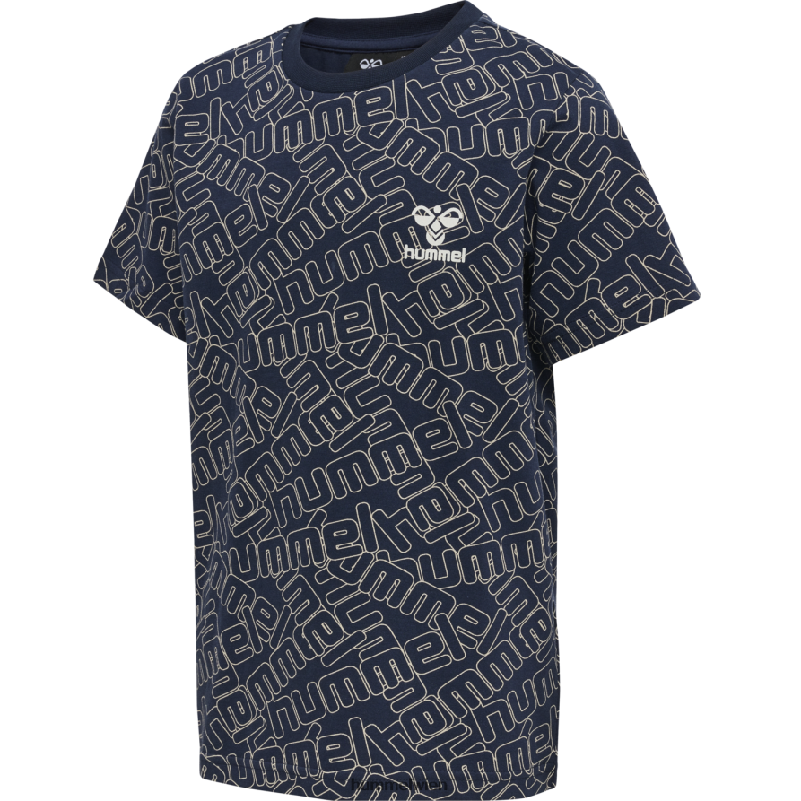 Hummel Kinder hmlcooper T-Shirt s/s 2FT6X85370 „Kurzarm-T-Shirt“