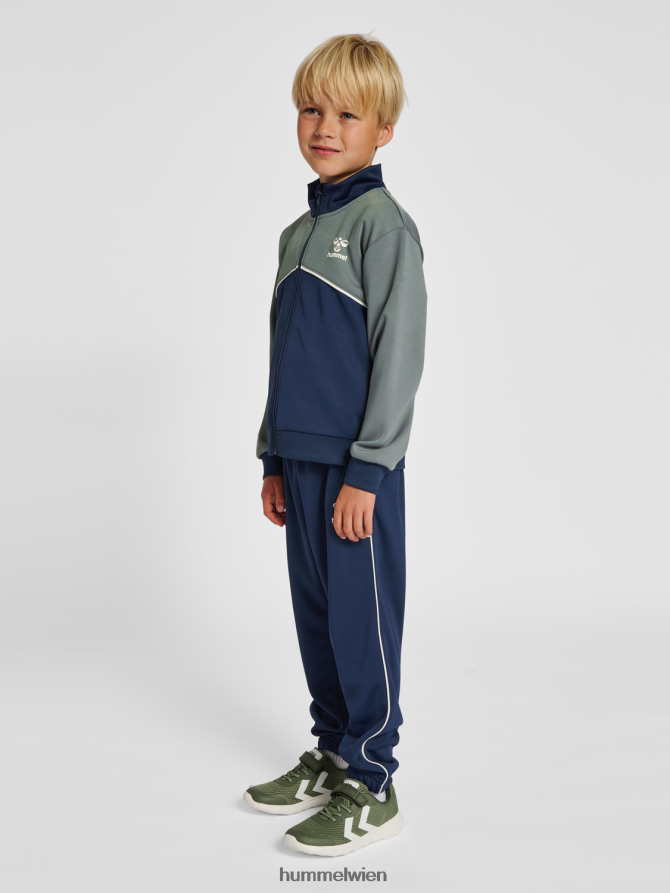 Hummel Kinder hmllubago-Trainingsanzug 2FT6X84742 „Farbblock-Trainingsanzug“