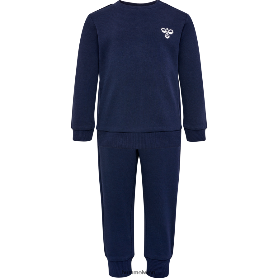 Hummel Kinder hmlsanto Crew-Anzug 2FT6X84611 „Trainingsanzug mit Rundhalsausschnitt“