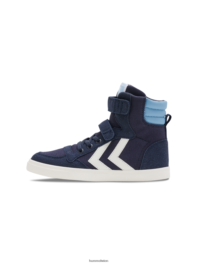 Hummel Kinder schlanker stadil high jr 2FT6X87380 „High-Top-Turnschuhe“